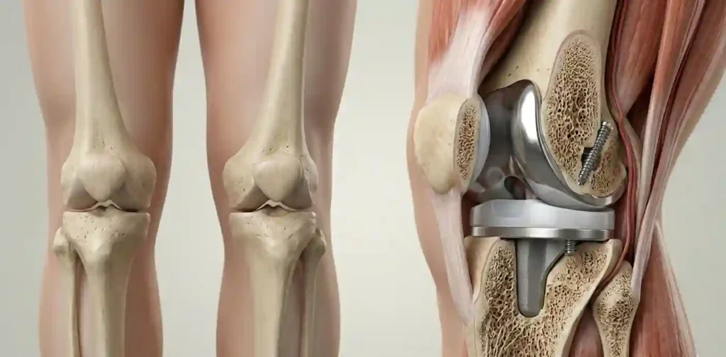 عمل تعویض مفصل زانو